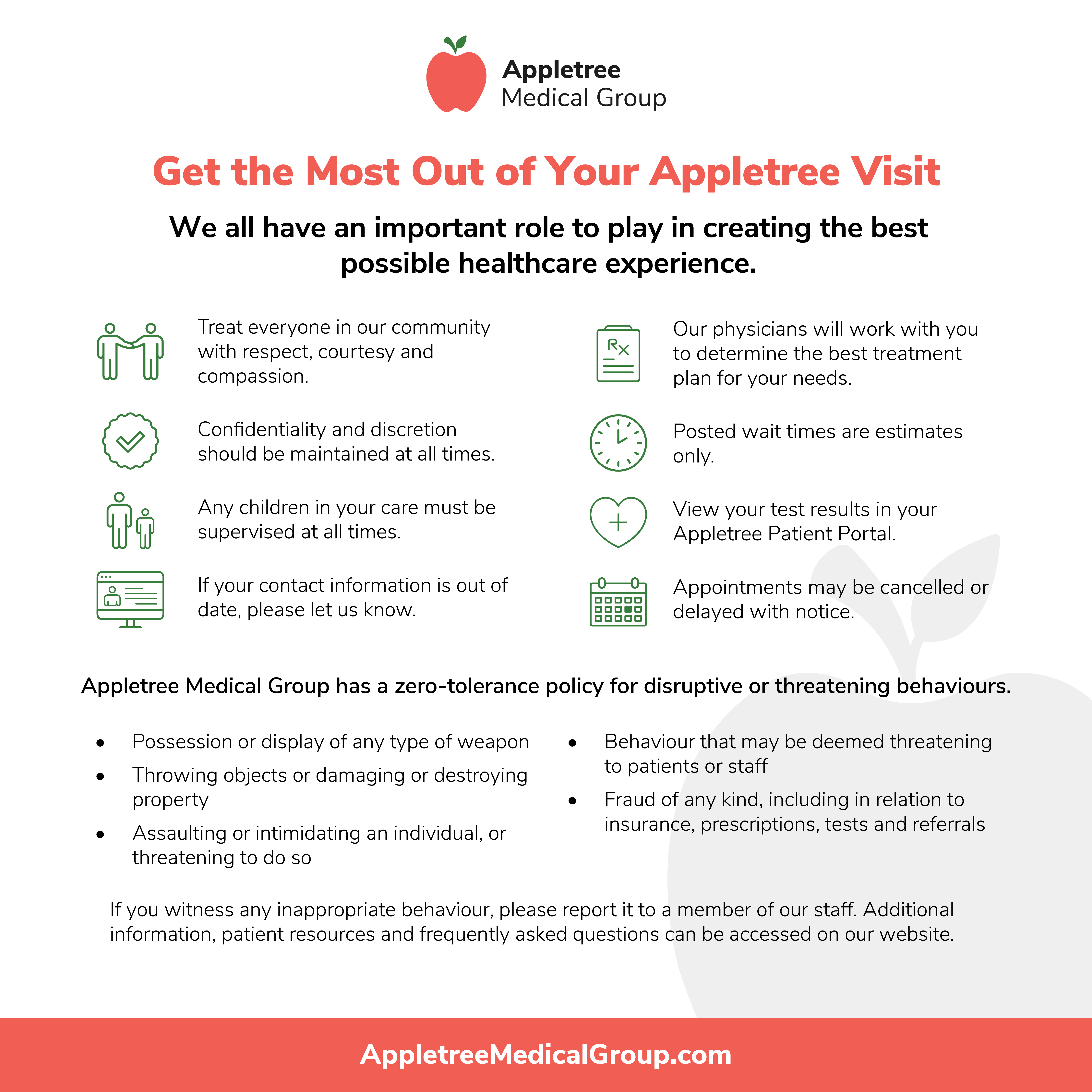 Appletree Code of Conduct Poster 2020