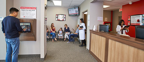 Appletree Clinic waiting room